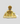 Divinely Seated Hanuman 4-Inch Brass Idol