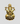 Seated Ganesh Brass Sculpture 2 Inch