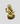Seated Ganesh Brass Sculpture 2 Inch