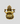 Seated Ganesh Brass Sculpture 5 Inch