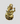 Seated Ganesh Brass Sculpture 5 Inch