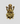 Seated Ganesh Sculpture – 4 Inch Brass Idol