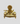 Seated Saraswati Devi 6-Inch Brass Idol
