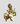 Seated Saraswati Devi 6-Inch Brass Idol