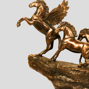 Galloping Majesty: Seven Horses in Motion - 84 Inches