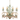 Firenze Floral Chandelier – Sculpted Brass Illumination