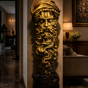 Eternal Aghori Sadhu Brass Sculpture