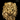Brass Lion Face Wall Hanging - 22 Inch