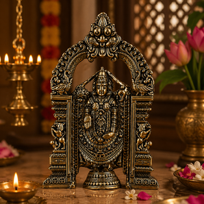 Shree Venkateswara Balaji Divine Prosperity Brass Idol