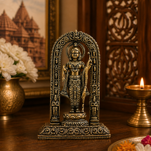 Ayodhya Ram Lalla Divine Blessing Brass Idol