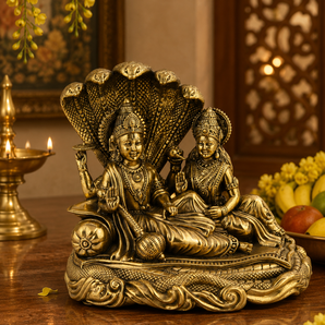 Lakshmi Narayan Divine Harmony Brass Idol