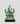 Divine Brass Ganesha Sculpture – Turquoise Green Finish, 20 Inch