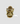 Divinely Seated Ganesh Idol – 4 Inch Brass Statue back side