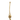Astra Linea Minimalist Vertical Brass Door Handle
