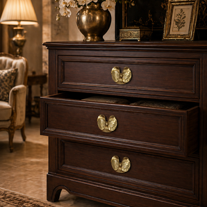 Orchis Aura Brass Drawer Handle