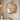 Floréa Botanical Sculptural Brass Bloom Mirror