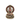 Divine Red Stone Inlay Brass Laxmi Sculpture