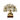 Bodhi Shanti Brass Buddha Sculpture | Enlightenment Beneath the Sacred Tree