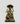 Lord Vishnu Brass Idol with Green Patina