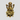 Seated Ganesh Sculpture – 4 Inch Brass Idol