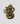Seated Lord Ganesh Sculpture 3 Inch – Brass Idol