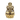 Padma Vinayak Seated Lotus Brass Ganesha Idol